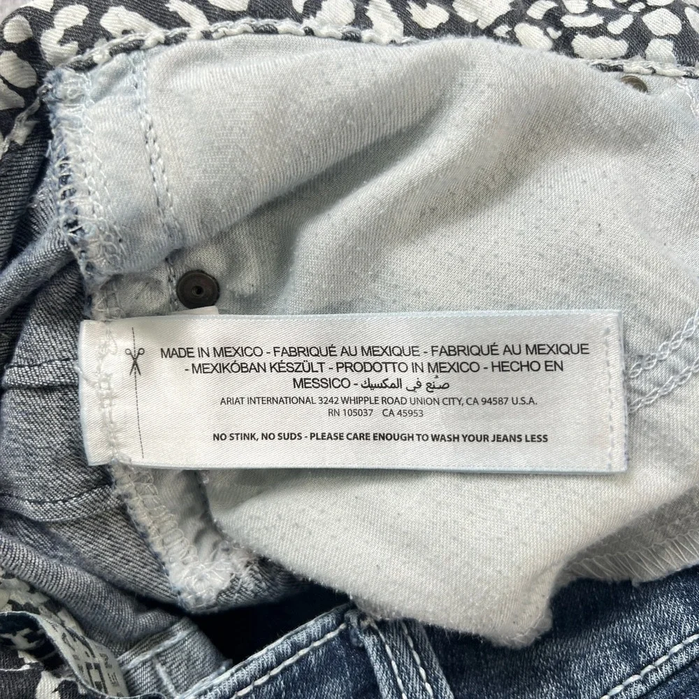 Ariat R.E.A.L. Low Rise Stretch Rosy Whipstitch Boot Cut Jeans 27 Lakeshore Wasg - Picture 5 of 9